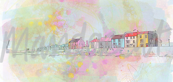 Town Wall from boat